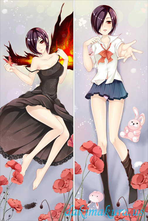 New AnimeTokyo Ghoul Kirishima Touka Dakimakura Bed Hugging Body Pillow Case